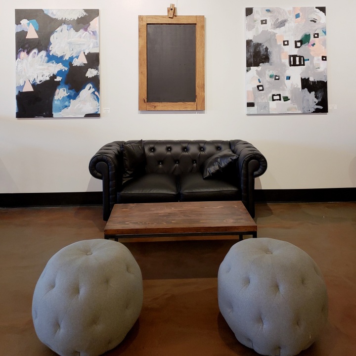 Seating area at The Gallery in Davidson, NC